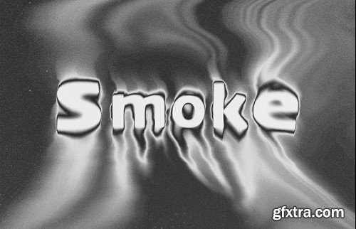 Smoke Editable PSD Text Effect DJYNQ9N