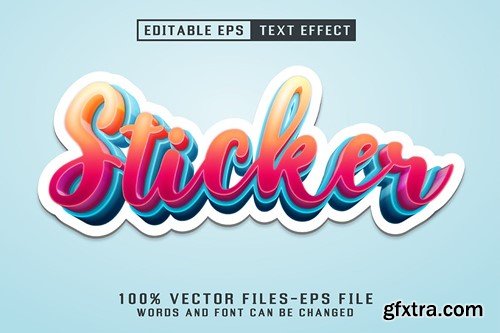 Sticker Editable Text Effect SZSN2DG