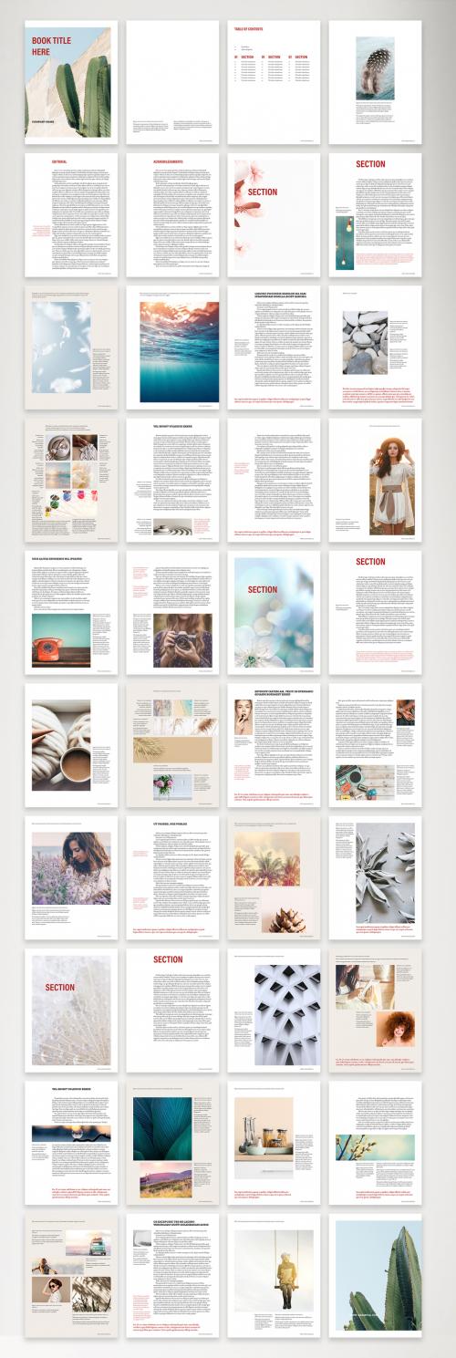 Minimal and Classic Digital Book Layout - 419244516