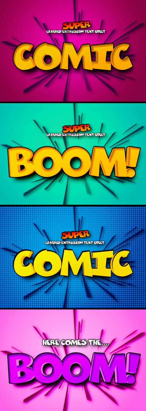 Comic Book Text Effect - 419444333