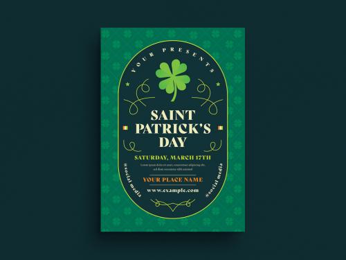 Saint Patrick's Event Flyer Layout - 419471403