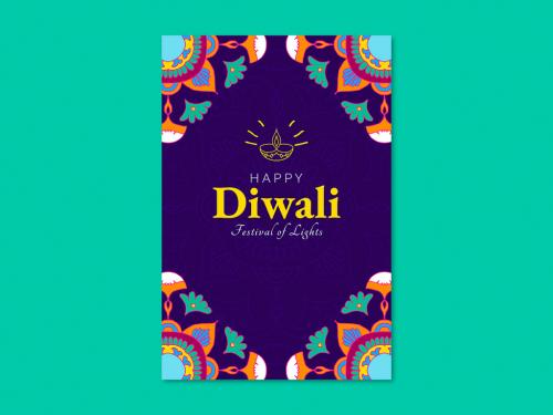 Diwali Festival Social Media Layout - 419481829