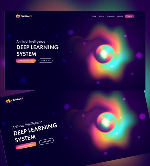 Artificial Intelligence and Deep Learning Landing Page - 419499946