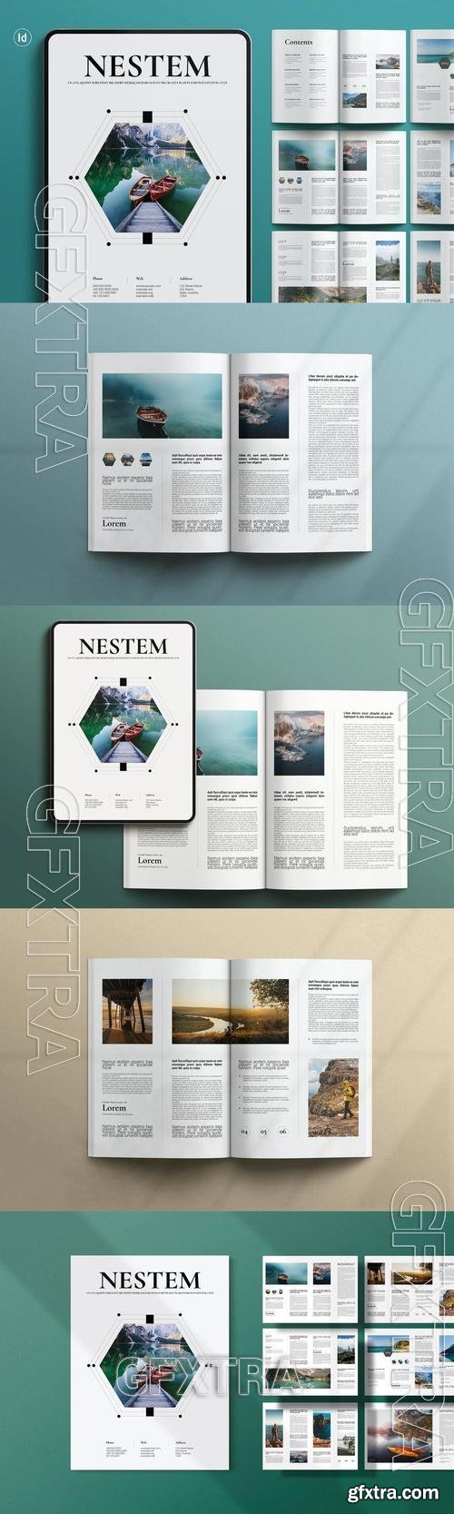 Minimal Magazine Template 7TFUZXQ