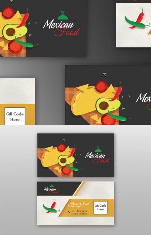 Mexican Restaurant Business Card Set - 419946604