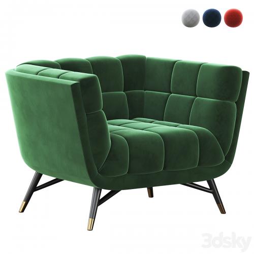 Adept Performance Velvet Armchair