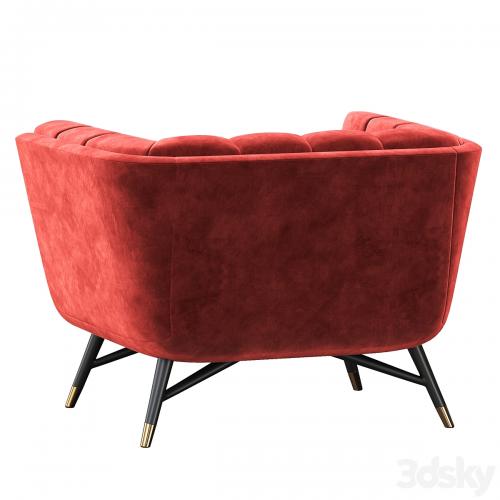 Adept Performance Velvet Armchair