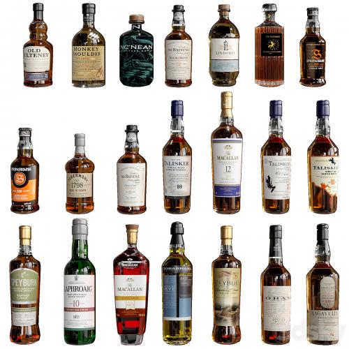 WHISKEY AND SCOTCH BOTTLE COLLECTION NO4