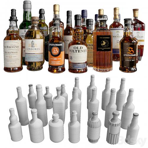 WHISKEY AND SCOTCH BOTTLE COLLECTION NO4