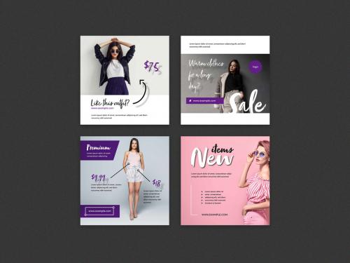 Social Layouts with Instructional Elements - 420563728
