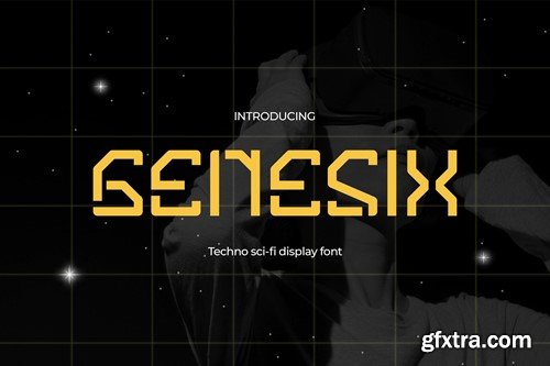 Genesix - The Futuristic Font AHPRVWC