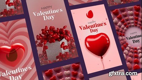 Videohive Valentine's Day Stories 50685598