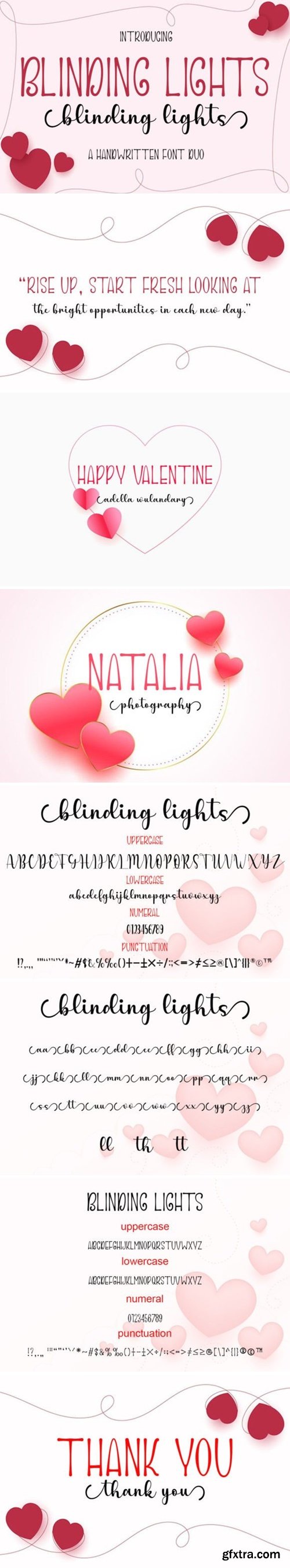 Blinding Lights Duo Font