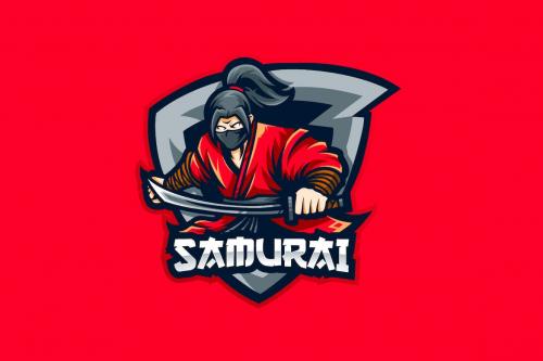 Samurai Esport Logo Template