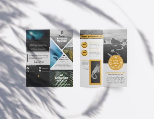 Matte Brochure Mockup