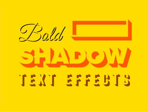 Bold Shadow Editable Text Effect - 420572471