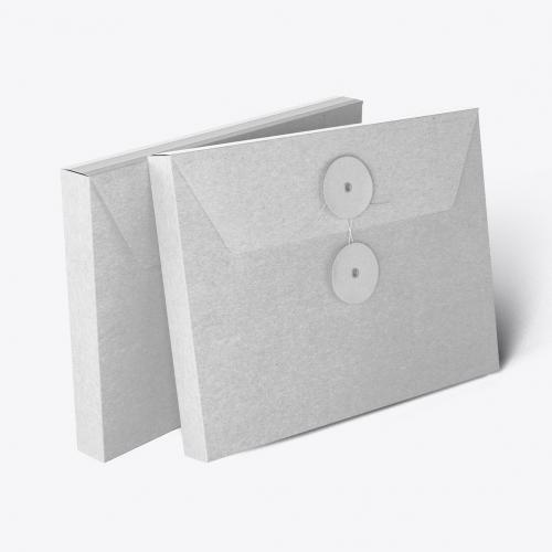 Kraft Folder with String mockup