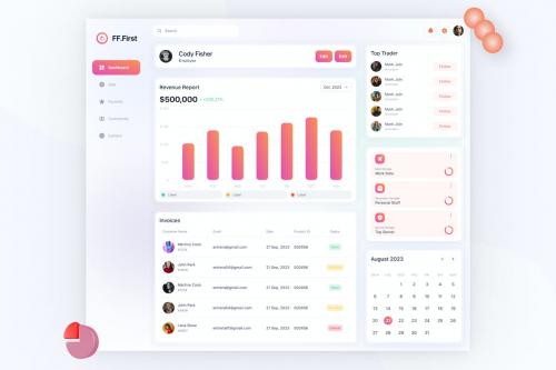 FF First - Finance Dashboard UI Kit