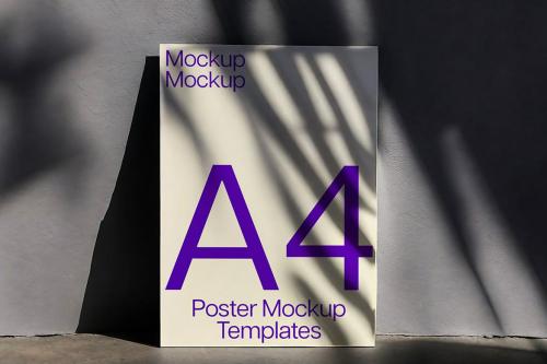 A4 Poster Mockup