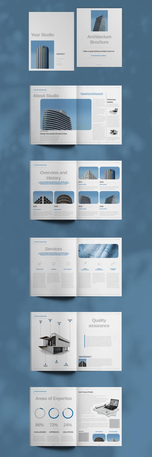 Architecture Brochure Layout - 421072824