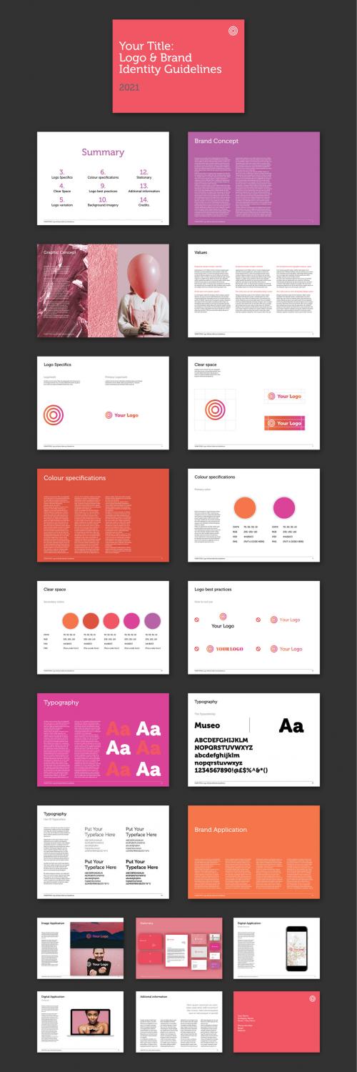 Brand Identity Guidelines Layout - 421331743