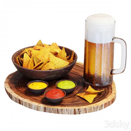 Food Set 09 / Chips and Beer