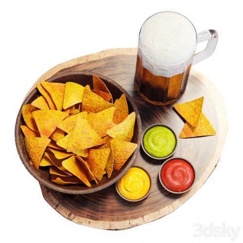 Food Set 09 / Chips and Beer