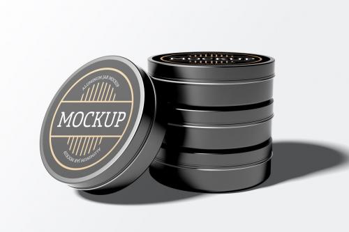 Aluminum Jar Mockup