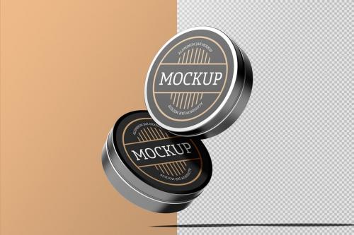 Aluminum Jar Mockup