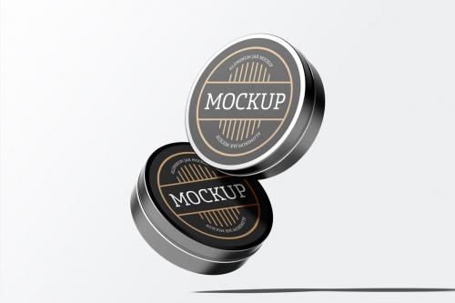 Aluminum Jar Mockup