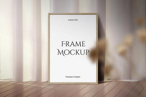 Wooden Frame Mockup