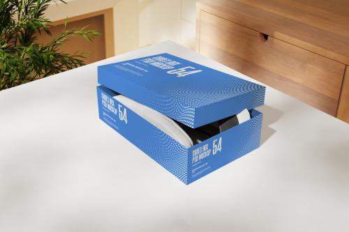 Shoe box mockup