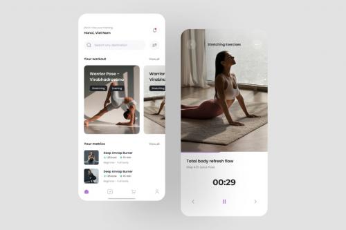 Lotus - Yoga App UI Kit