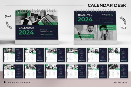 Modern Business Calendar Desk 2024