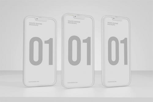 White Clay Phone Mockup