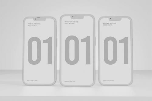 White Clay Phone Mockup