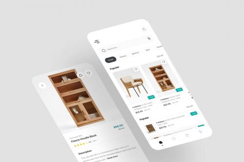 Frogniture - Furniture App UI Kit