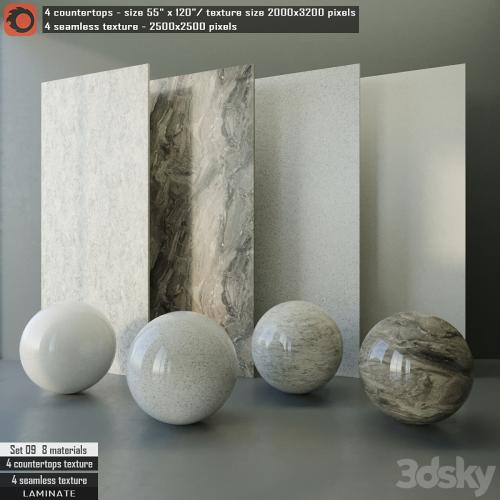 Laminate countertops & Seamless texture Set 09