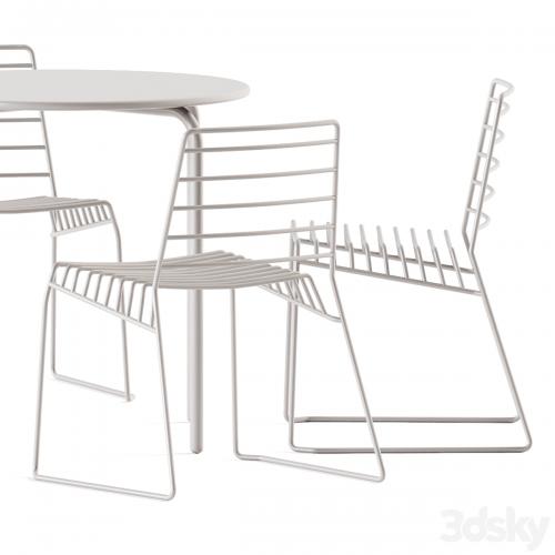 Easy Table by Connubia and B-Line Park Chair / Garden furniture