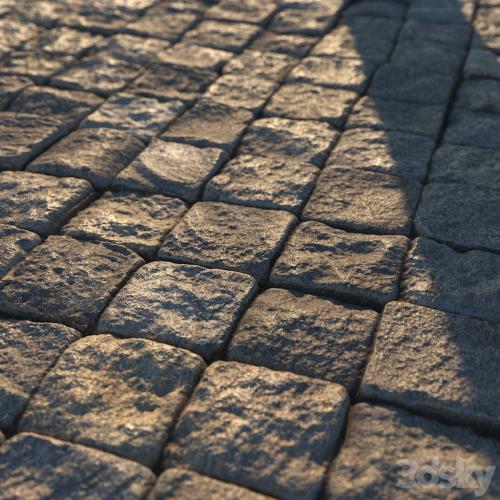 Square paving slab material 02