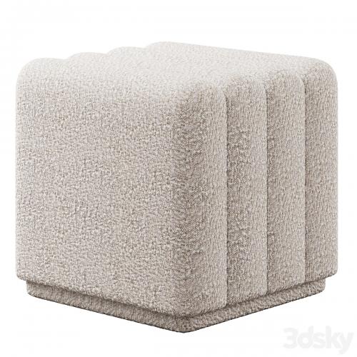 Boucle Bente Pouf by Eichholtz