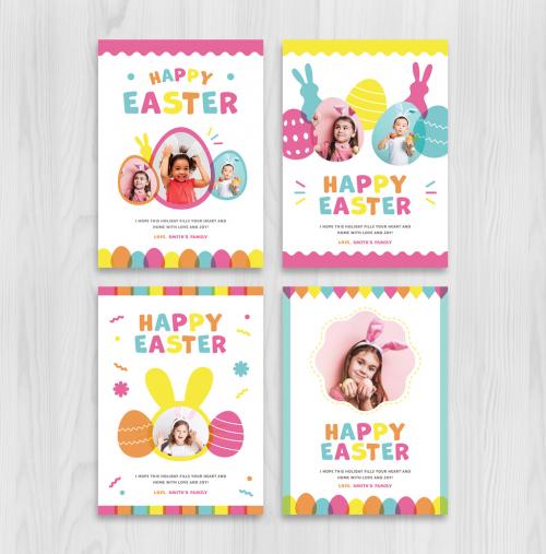 Colorful Easter Card - 422607671