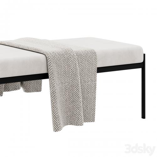 Triple bench Kiki by Artek