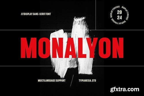 Monalyon - Display Sans Serif Font 227KU72