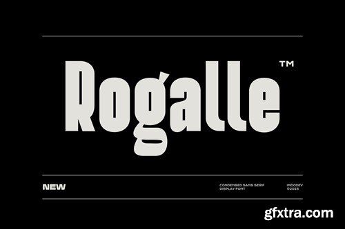 Rogalle - Condensed Sans Serif Display Font 6RMRV53