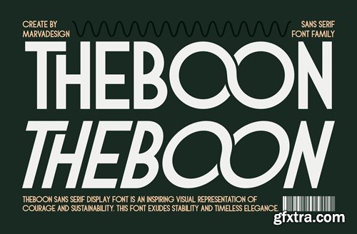 Theboon - Sans Serif Display Font GVY6SGA