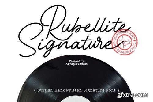 Rubellite - Stylish Handwritten Signature Font LC4D6DE