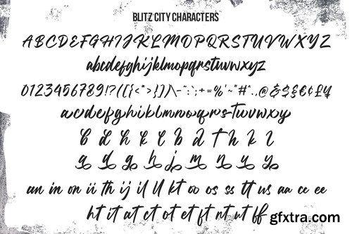 Blitz City - Script Handwritten Font 9XN7J2K