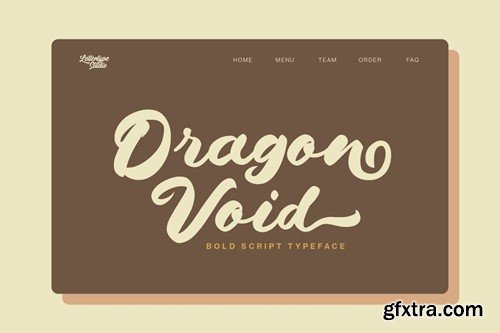 Dragonvoid a Bold & Retro Script 8Y4ADL7