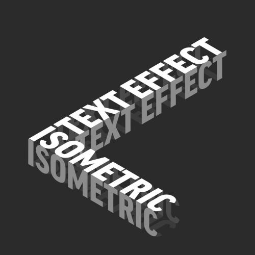 Editable Isometric 3D Text Effect - 423787923